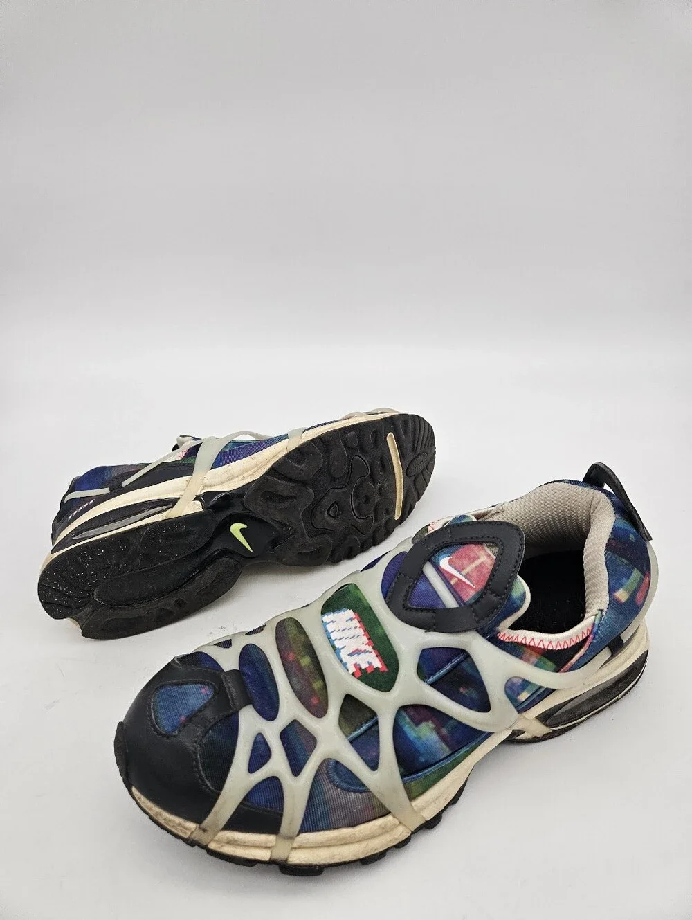 Nike Air Kukini Pixel Blue Multicolor Off Noir Black Size 9 Mens DX3273 902